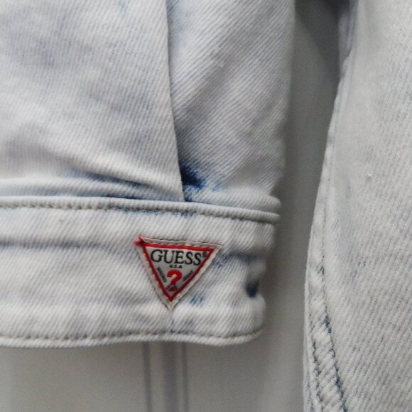 Guess-Denim jeans  jacket- size XS - Picture 4 of 7